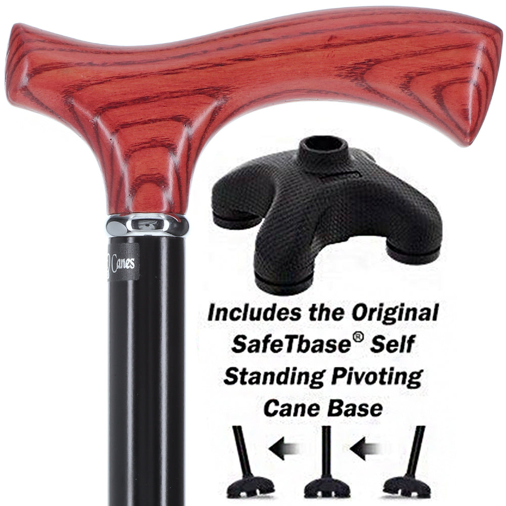 Genuine Mahogany Ash Fritz Cane - Extra Stability w/ SafeTbase Questions & Answers