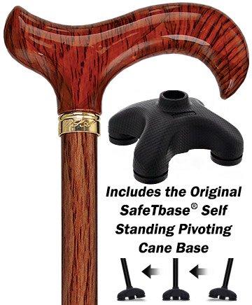Realistic Wood Designer Adjustable Cane w/ SafeTbase Questions & Answers