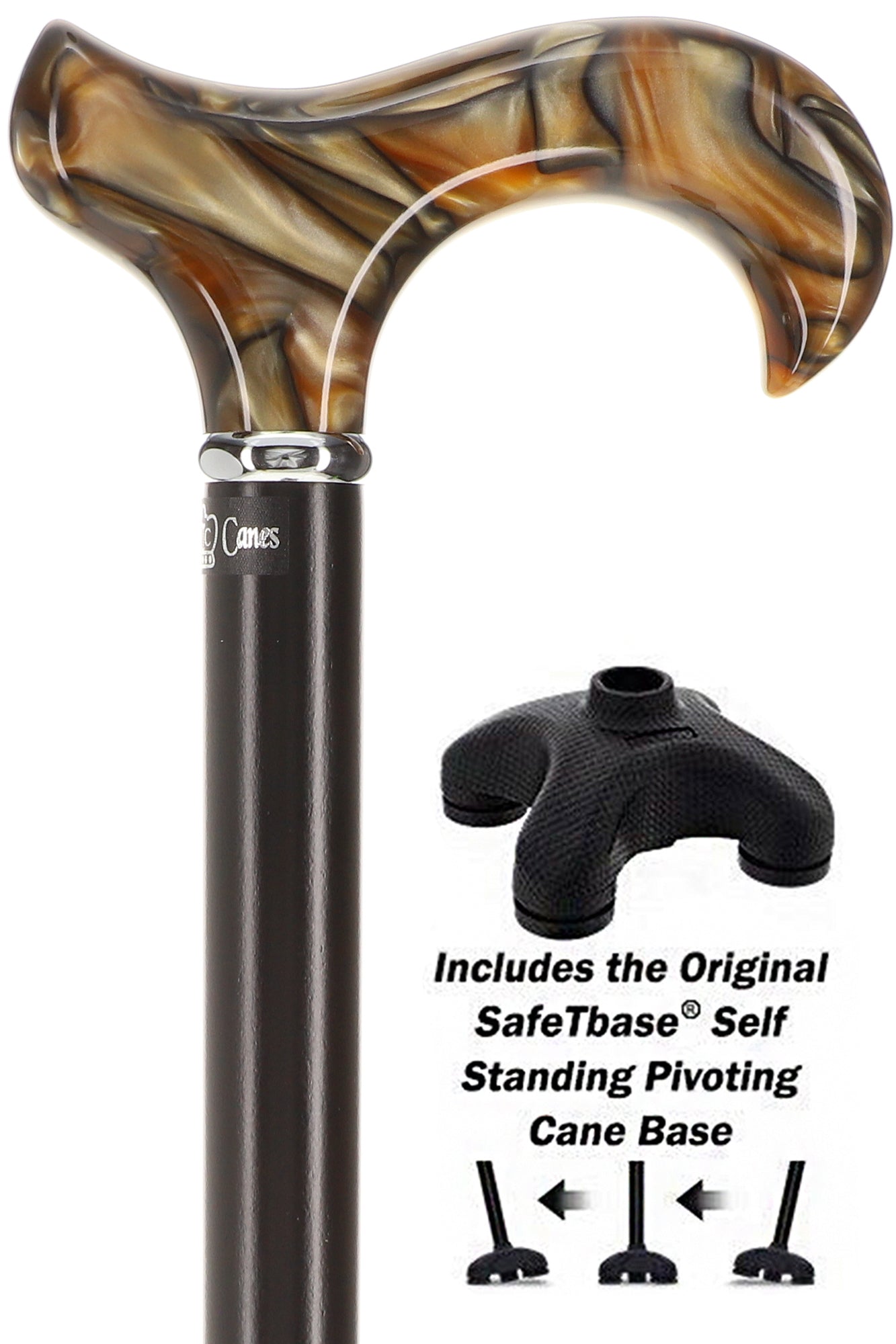 Pearlescent Acrylic Derby Cane w/ SafeTbase Questions & Answers