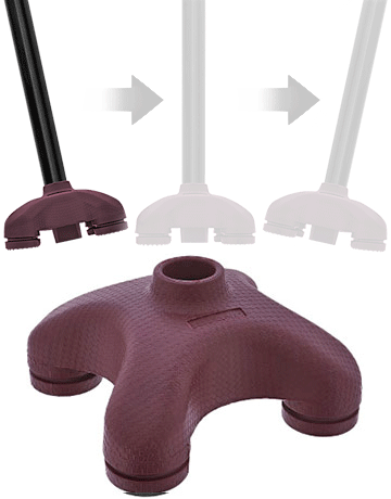SafeTbase Self-Standing Cane Tip: Enhanced Stability, Brown Questions & Answers