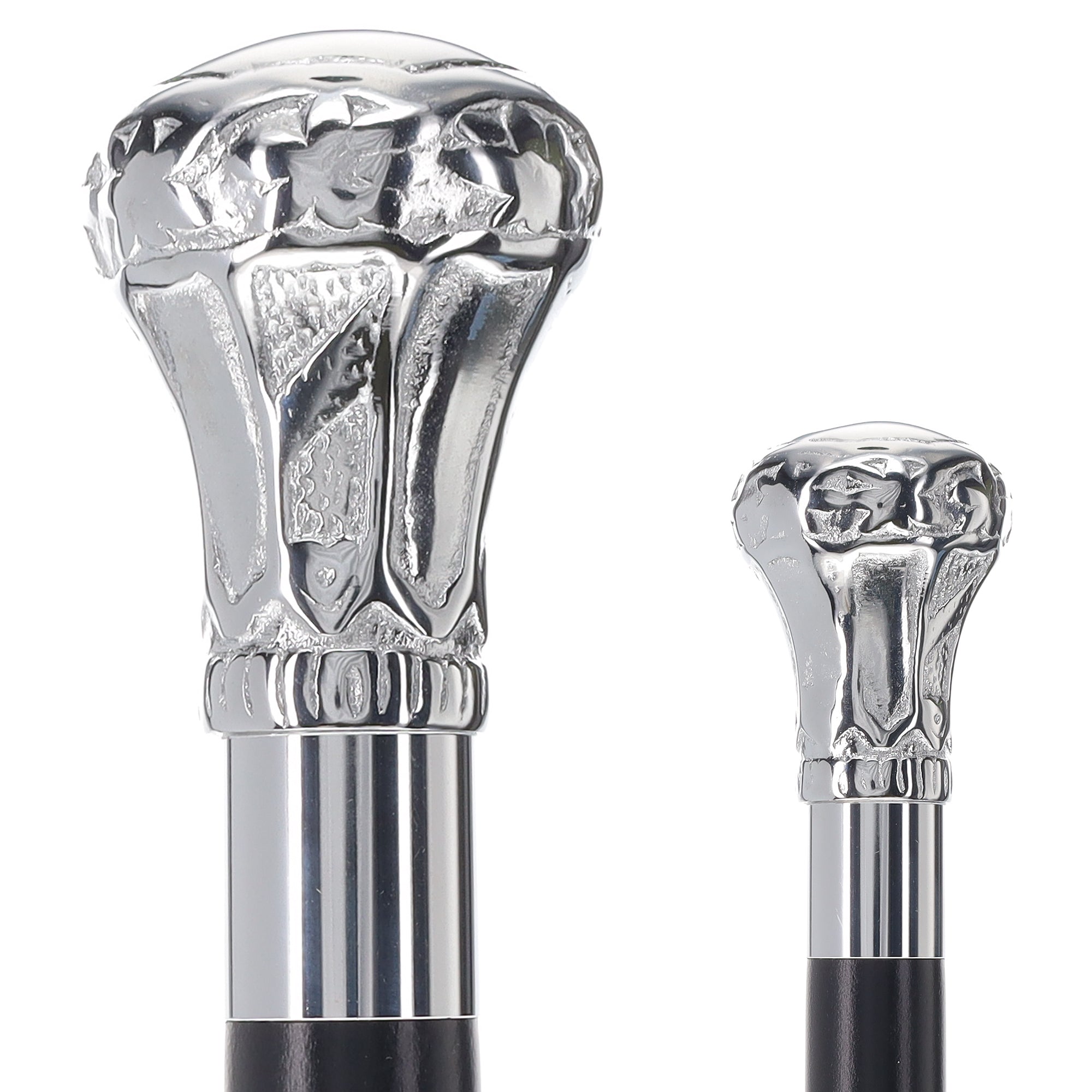 Knob Premium Chrome Brass Cane: Custom Shaft & Collar Questions & Answers