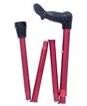 Red Folding and Adjustable Palm Grip Cane Questions & Answers