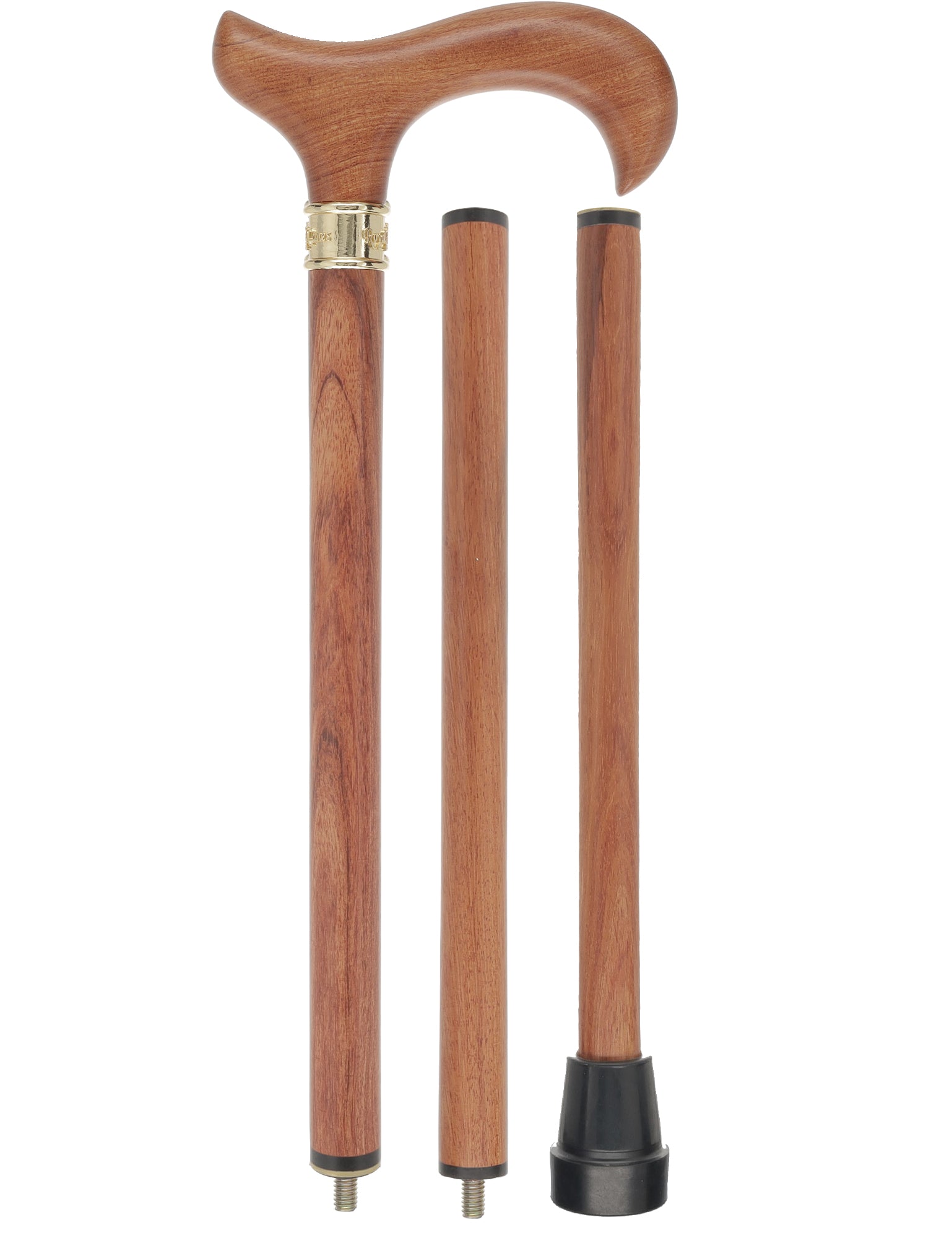 Tri-Fold Wood Cane: Luxury Rosewood Screw-Apart Storage Questions & Answers