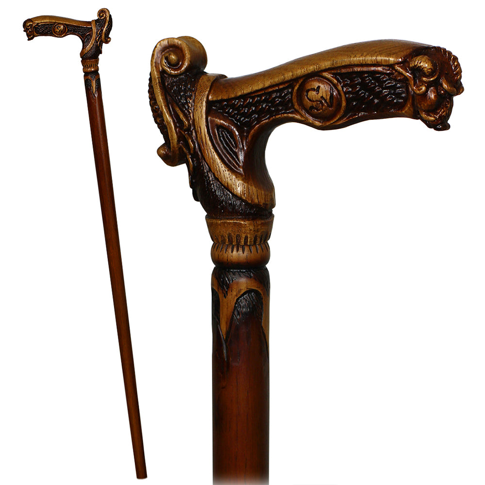 Boar Head: Artisan Intricate Detail Hand-Carved Walking Cane Questions & Answers