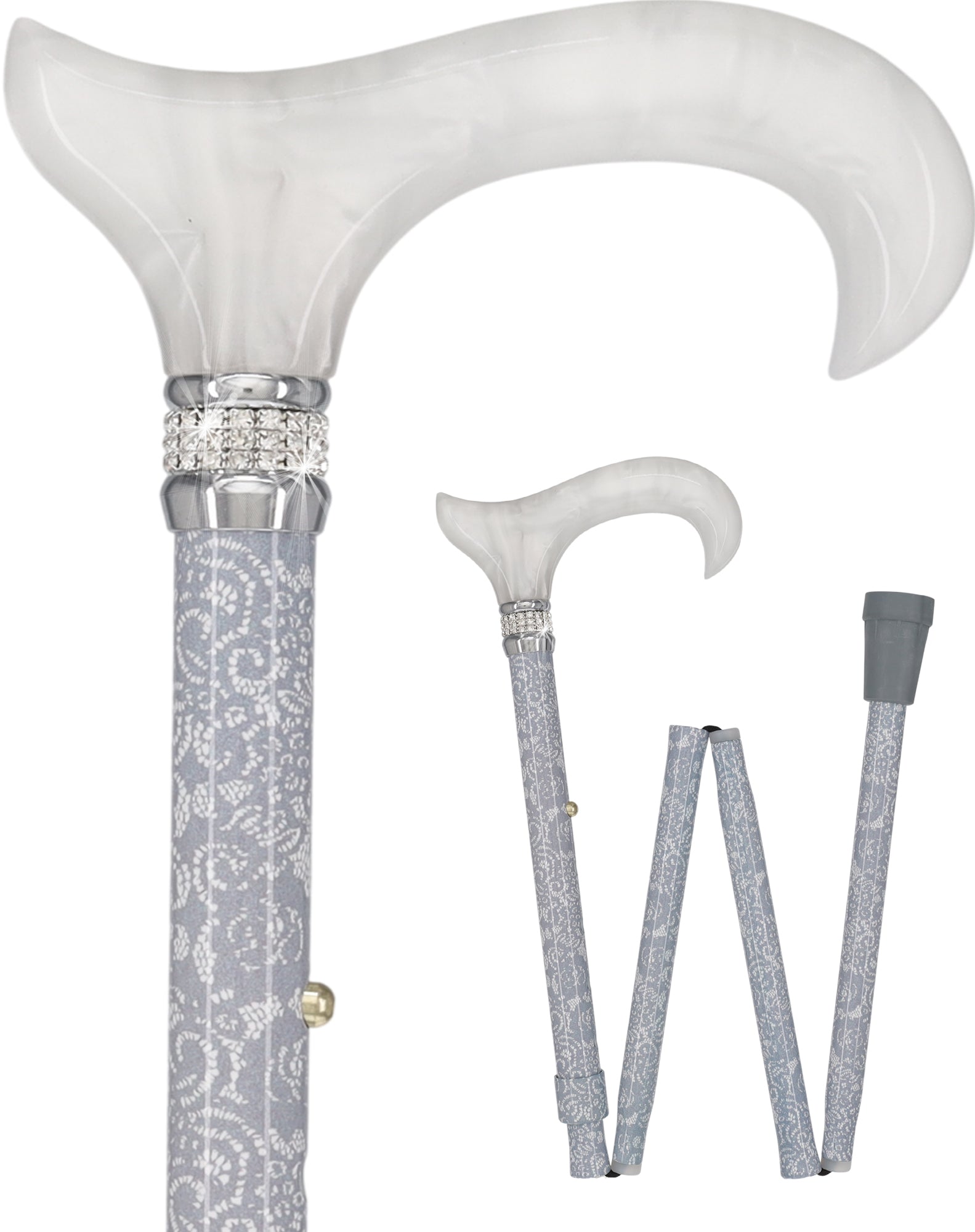 I am ordering the Graceful lace pearlz folding adjustable cane I want to order the nano tech anti slip tip also, I