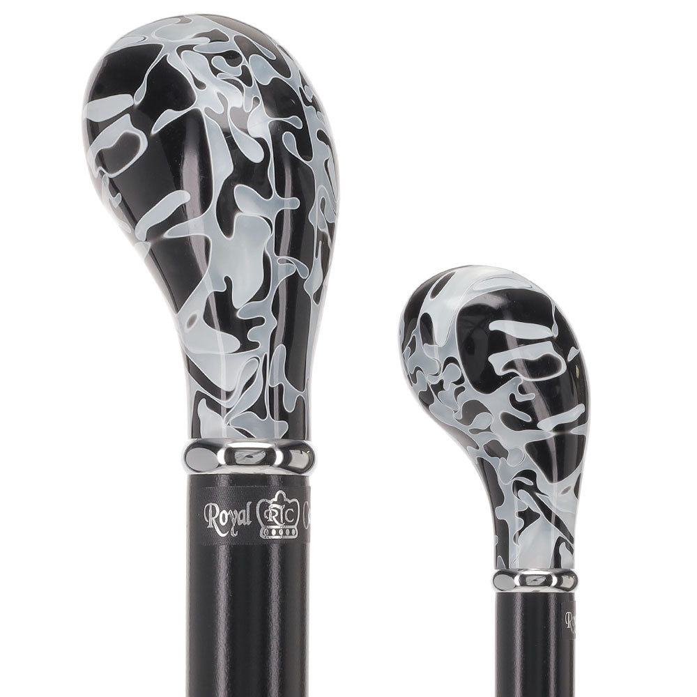 Black Onyx Knob Stick: Pearlescent Acrylic, Beechwood Questions & Answers