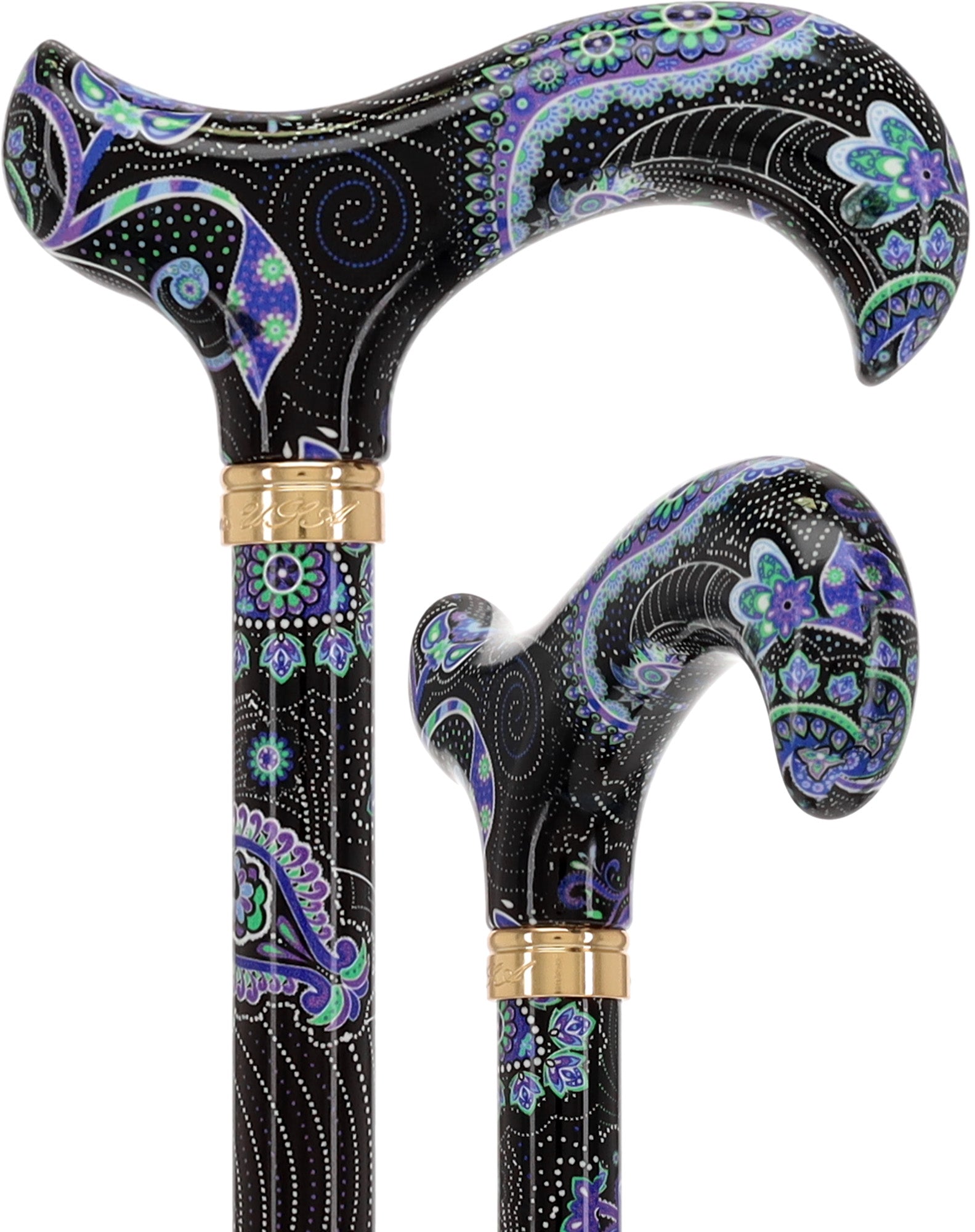 Purple Majesty: Designer Adjustable Cane w/ Patterned Handle Questions & Answers