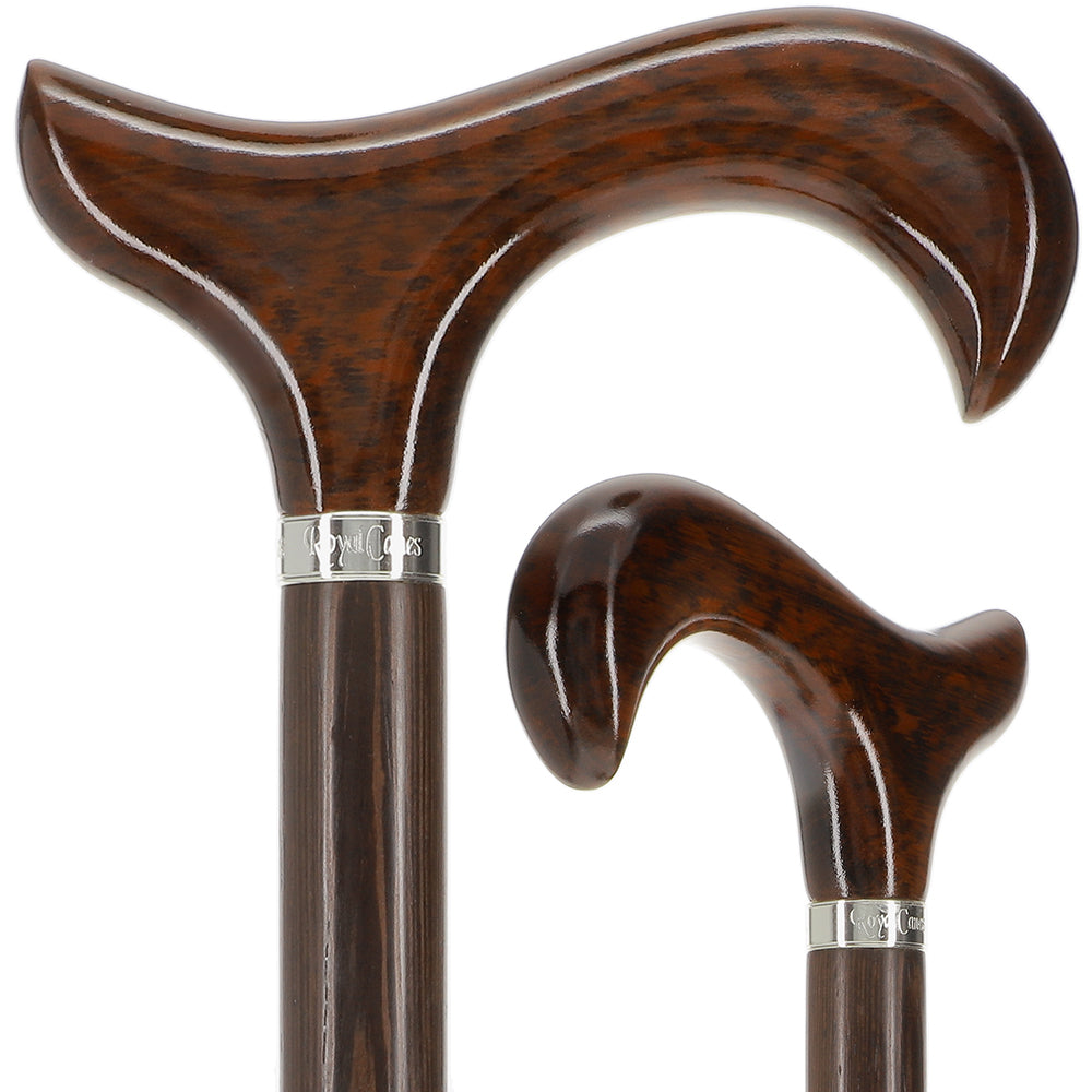 Genuine Snakewood Derby Cane: Premium Textured Exotic Wenge Wood Questions & Answers