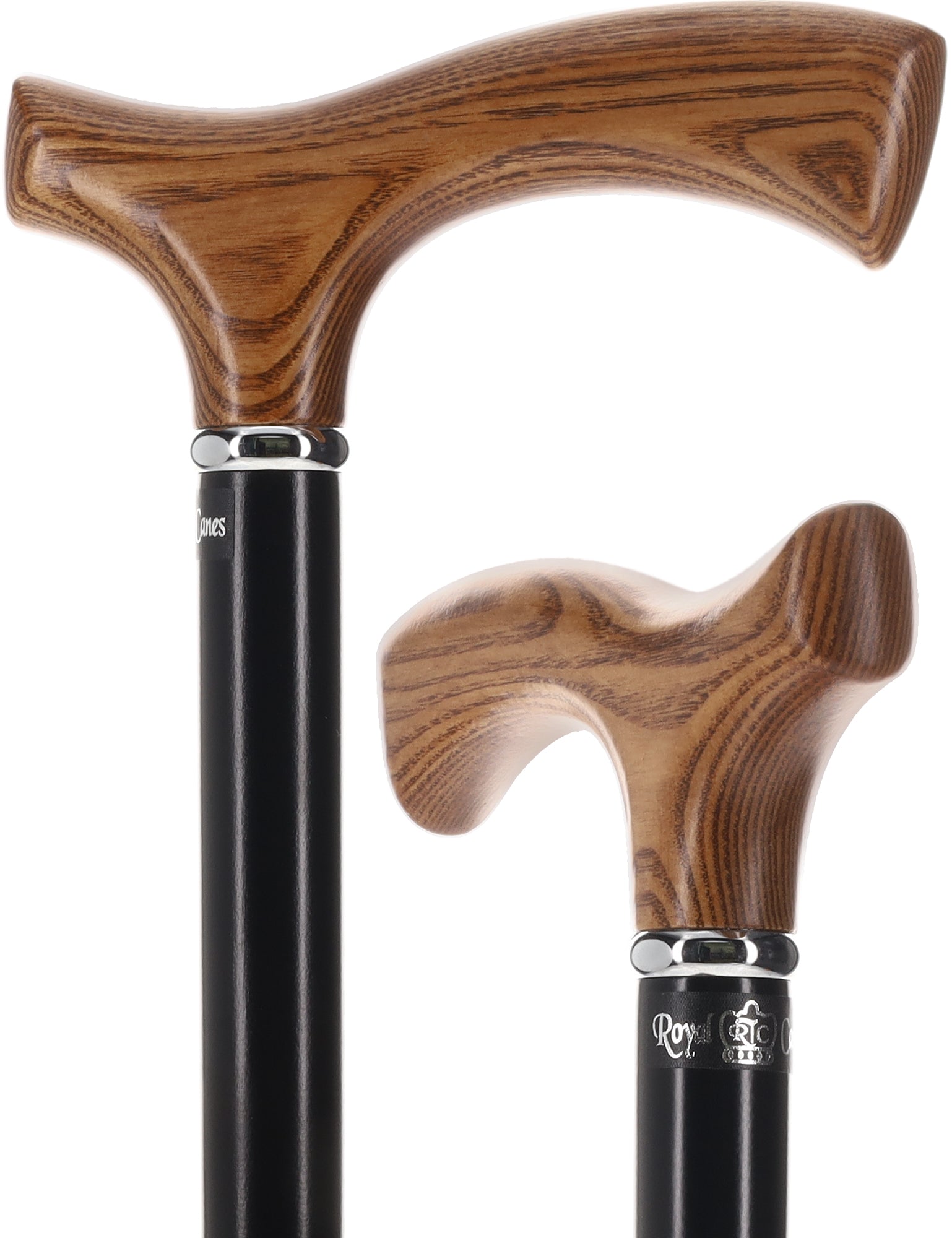 Premium Natural Ash Wood Fritz Cane, Espresso w/ Silver Collar Questions & Answers