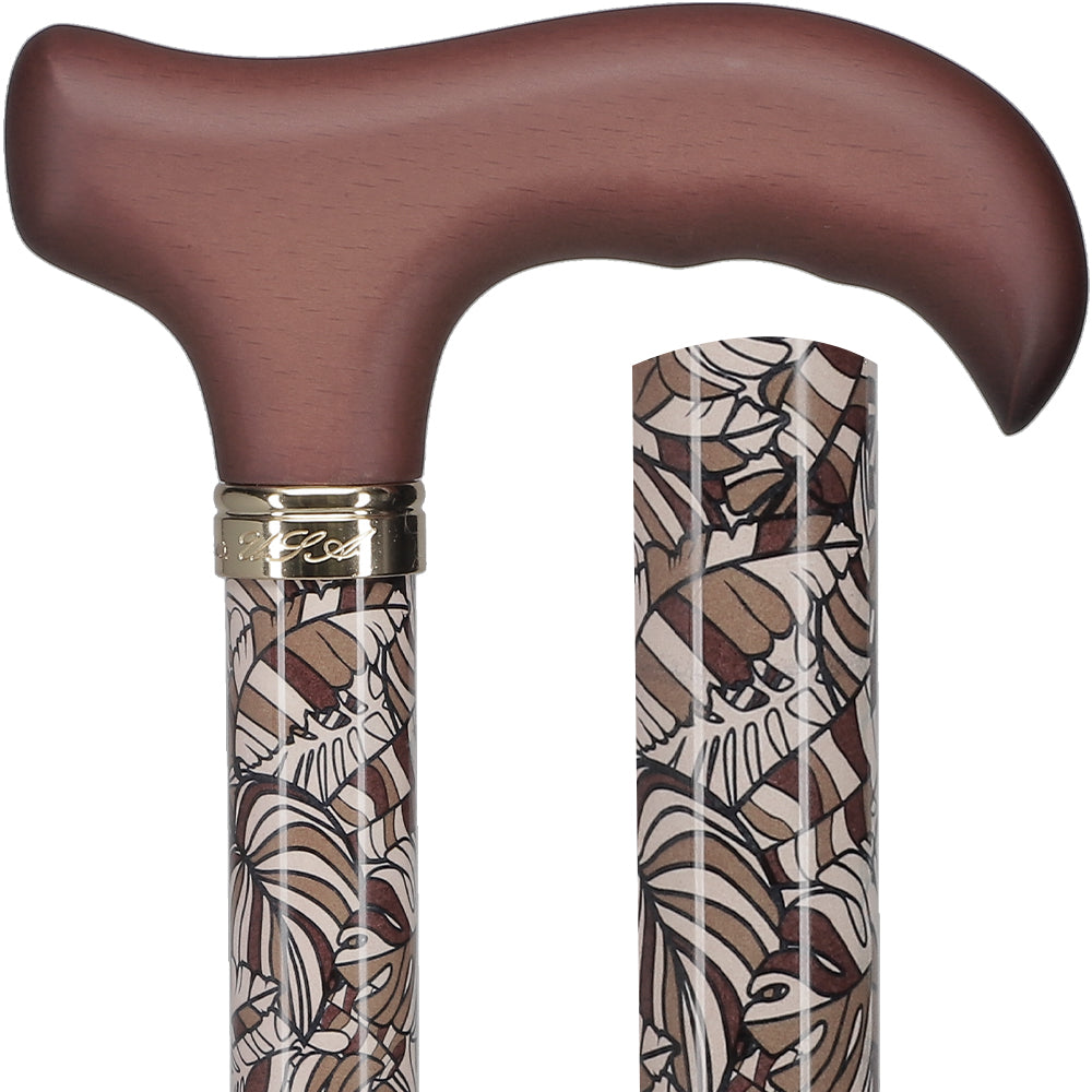 Bahama Leaf: Designer Adjustable Cane w/ Wooden Handle Questions & Answers