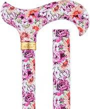 Daisy Meadows Designer Adjustable Derby Walking Cane with Engraved Collar Questions & Answers