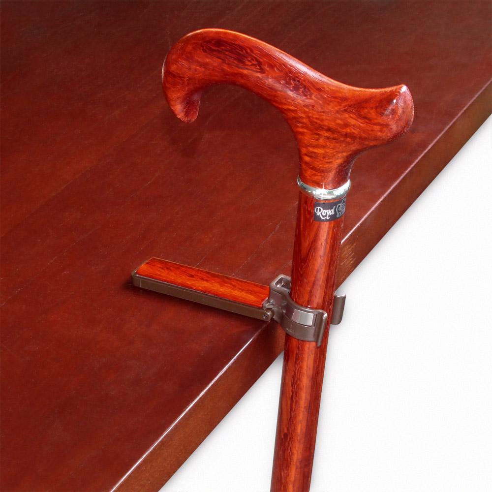 Auto Flip-Up Padauk Wood Cane Holder: Easy Store-Away Design Questions & Answers