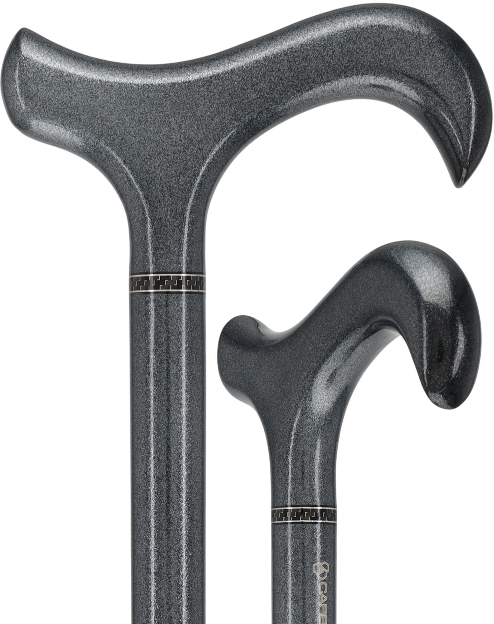 The Silver Lining Metallic Silver Derby Carbon Fiber Walking Cane Questions & Answers