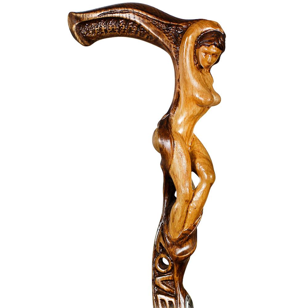 I see where the top section screws on and off. Can I purchase one cane and multiple carved handles?