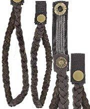 Cane Wrist Strap with Snap - Genuine Brown Braided Leather Questions & Answers