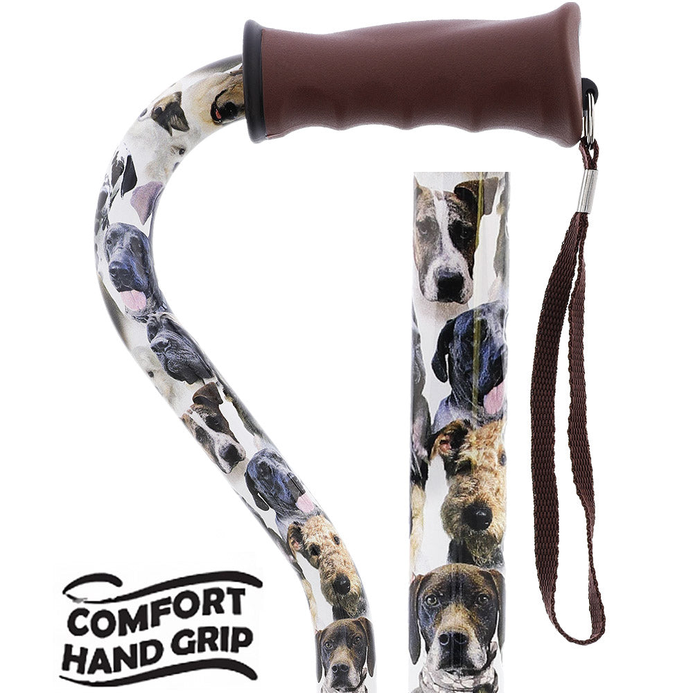 Dog Lovers' Choice: Comfort Grip Offset Walking Cane Questions & Answers