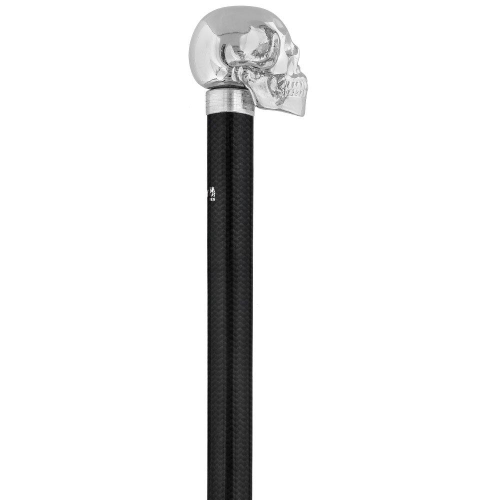 French Chrome Skull Handle Sword Stick: Carbon Fiber Shaft Questions & Answers