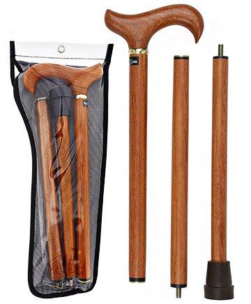 Tri-Fold Wood Cane: Luxury Rosewood Screw-Apart Storage Questions & Answers