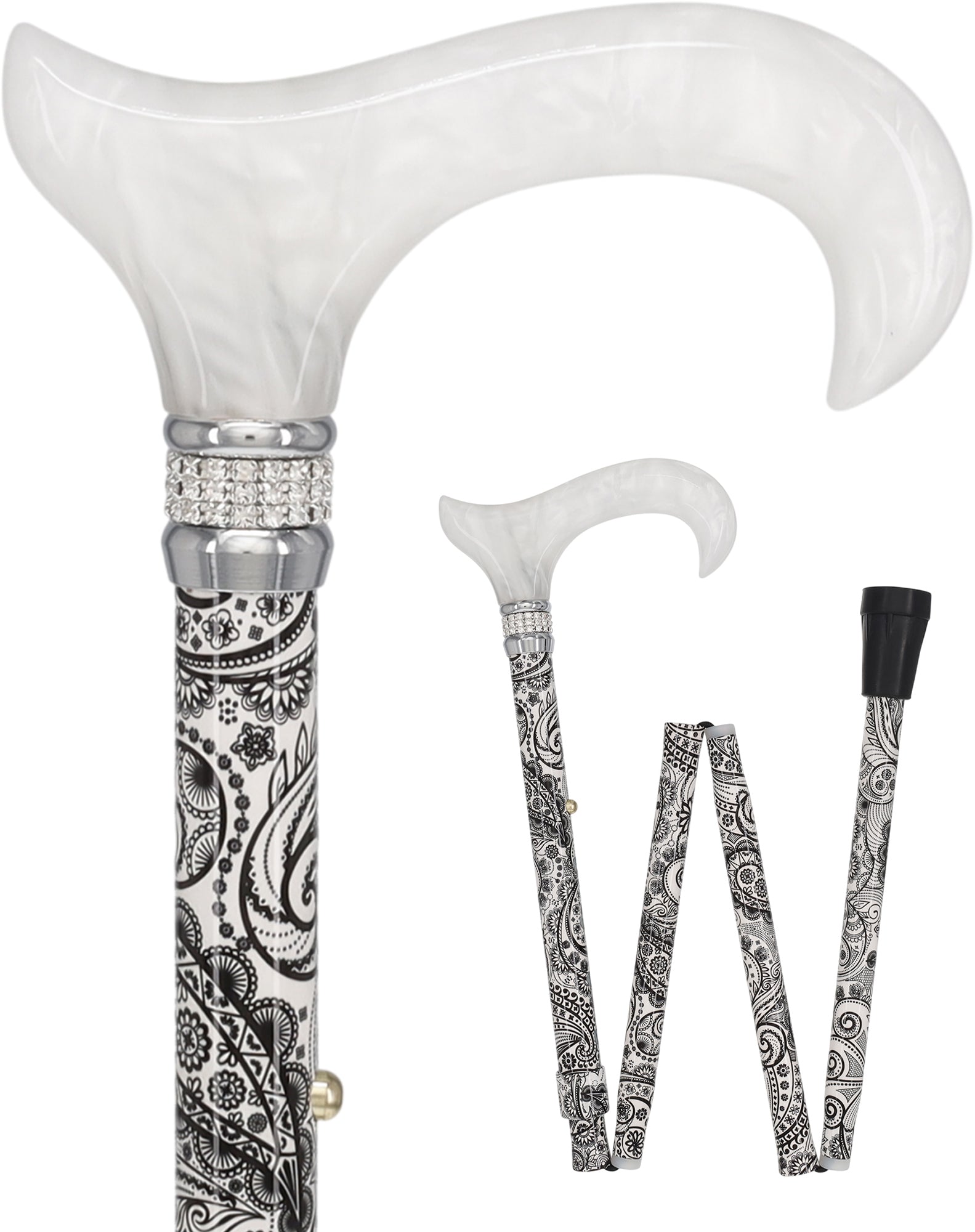 I am looking for a folding cane for a woman 4 foot eleven inches tall
