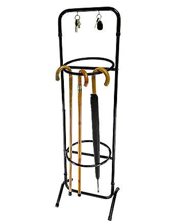 Aluminum Cane Stand w/ 2 x Key Holders Questions & Answers