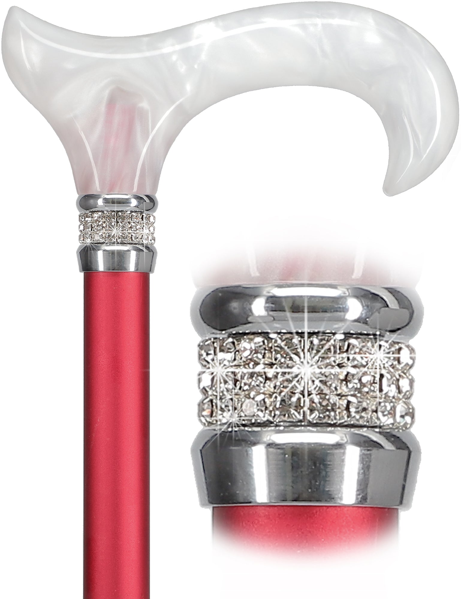 What does an adjustable cane look like?