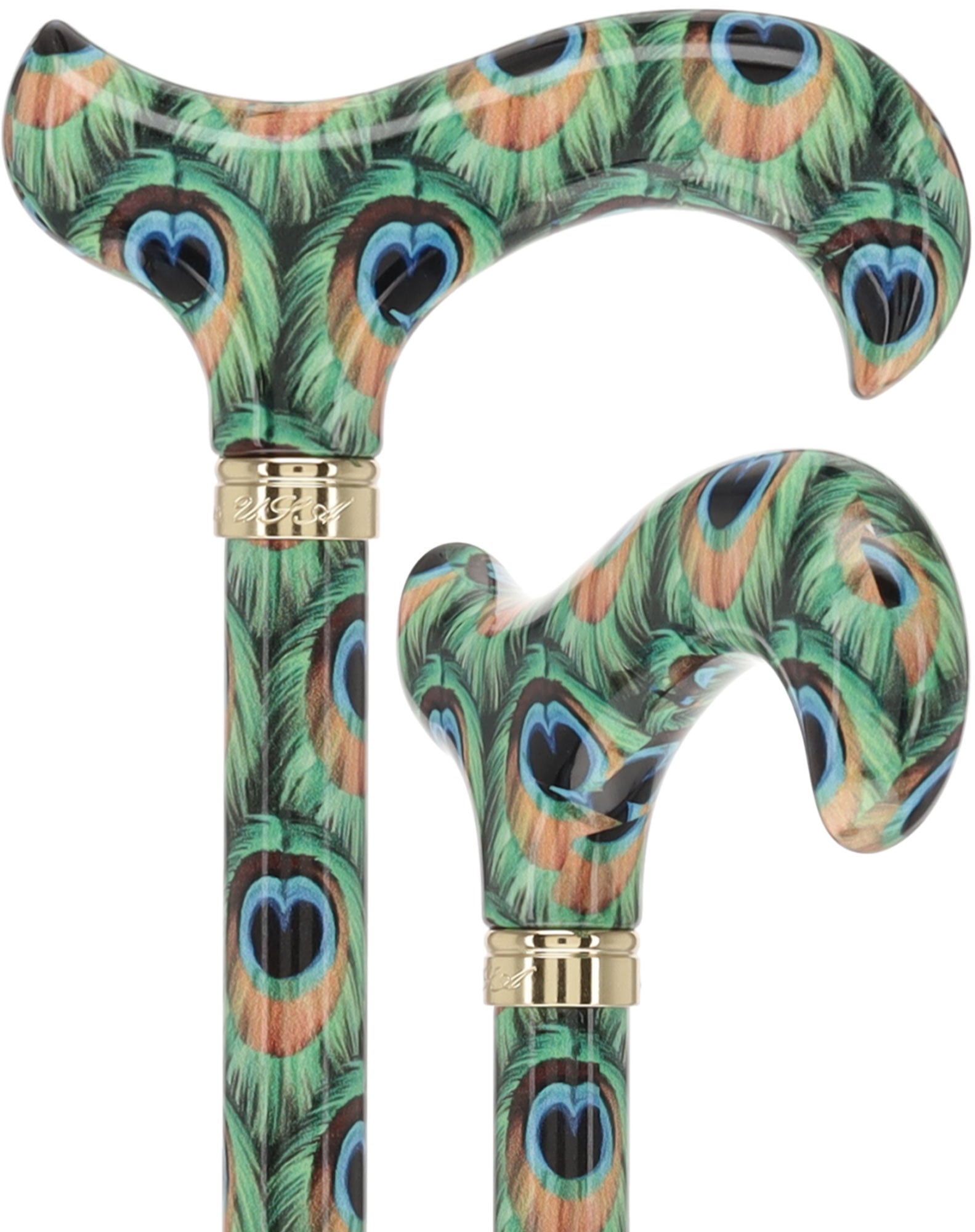 Pretty Peacock: Designer Adjustable Cane w/ Patterned Handle Questions & Answers
