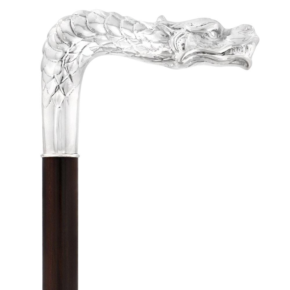 French Dragon Sword Cane: Silver Plated Fritz, Stamina Wood Questions & Answers