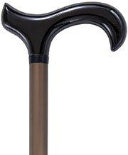 Black Painted Beechwood Handle w/ Brown Designer Adjustable Cane Questions & Answers