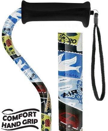 Voyager Offset Adjustable Walking Cane w/ Comfort Grip 2.0 Questions & Answers