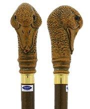 what is the carved duck head material??