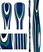 Colortone Highlander Blue Hiking Staff with Laminated Birchwood Shaft and Compass Questions & Answers