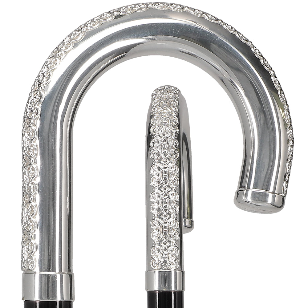 Italian Luxury: 'Tranquil Tourist' Cane, Crafted in 925r Silver Questions & Answers