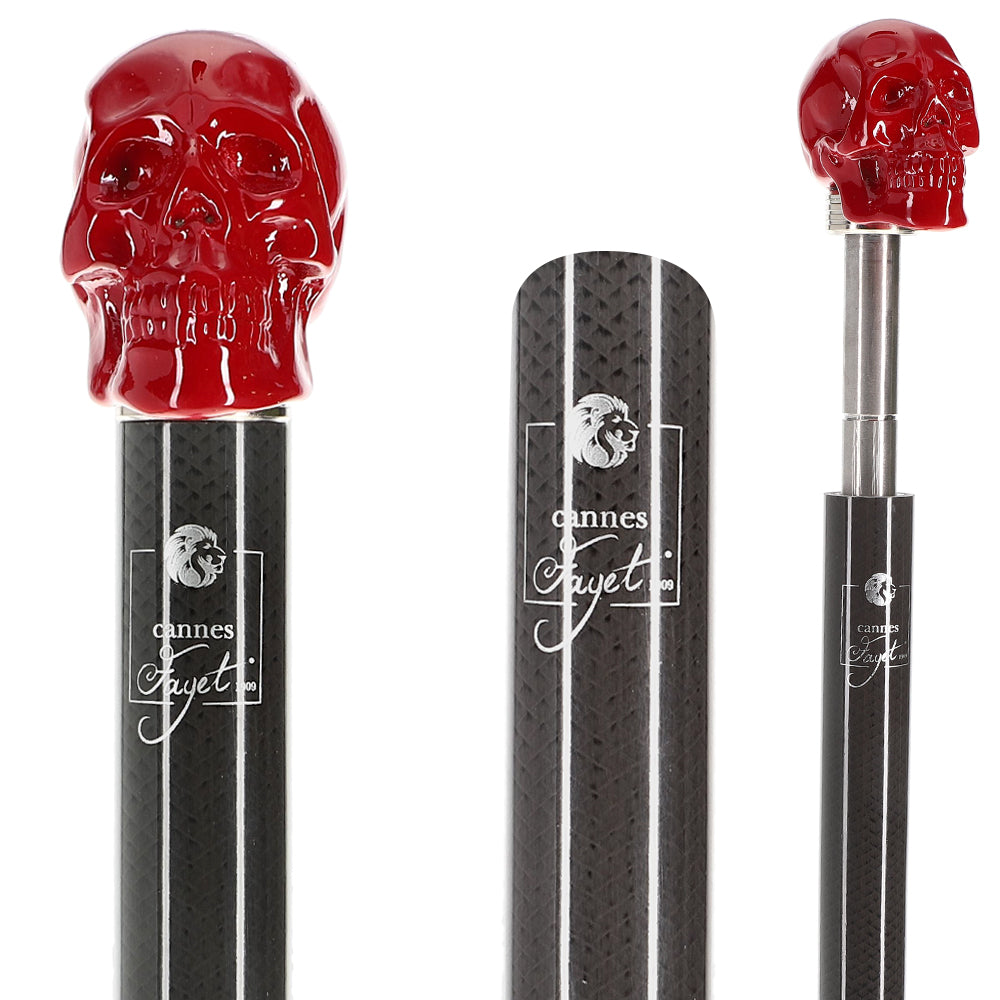 Red Skull Handle Sword Walking Stick with Carbon Fiber Shaft Questions & Answers