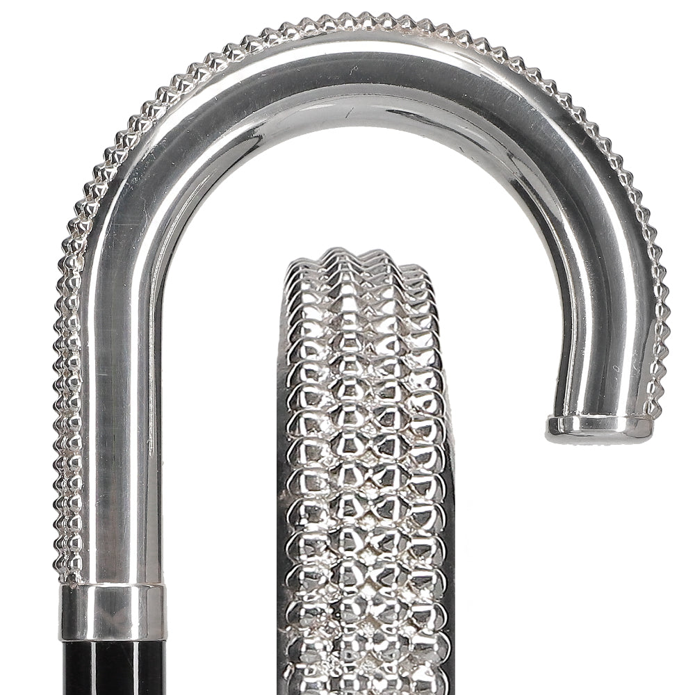 Italian Luxury: 'Lustrous Tourist' Cane, Crafted in 925r Silver Questions & Answers