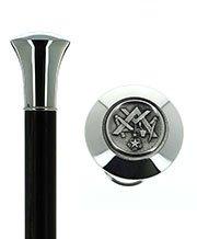 French Masonic Silver Plated Cane: Carbon Fiber Shaft Questions & Answers
