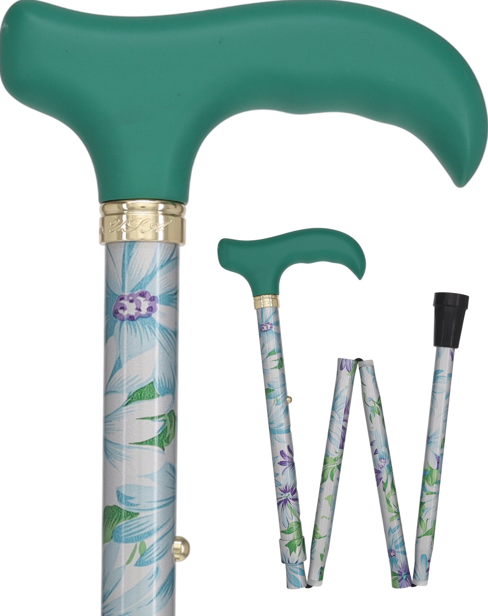 Adjustable Designer Folding Cane - Glorious Gardens Style Questions & Answers