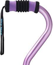 Purple Offset Walking Cane w/ Color matching Grip Questions & Answers