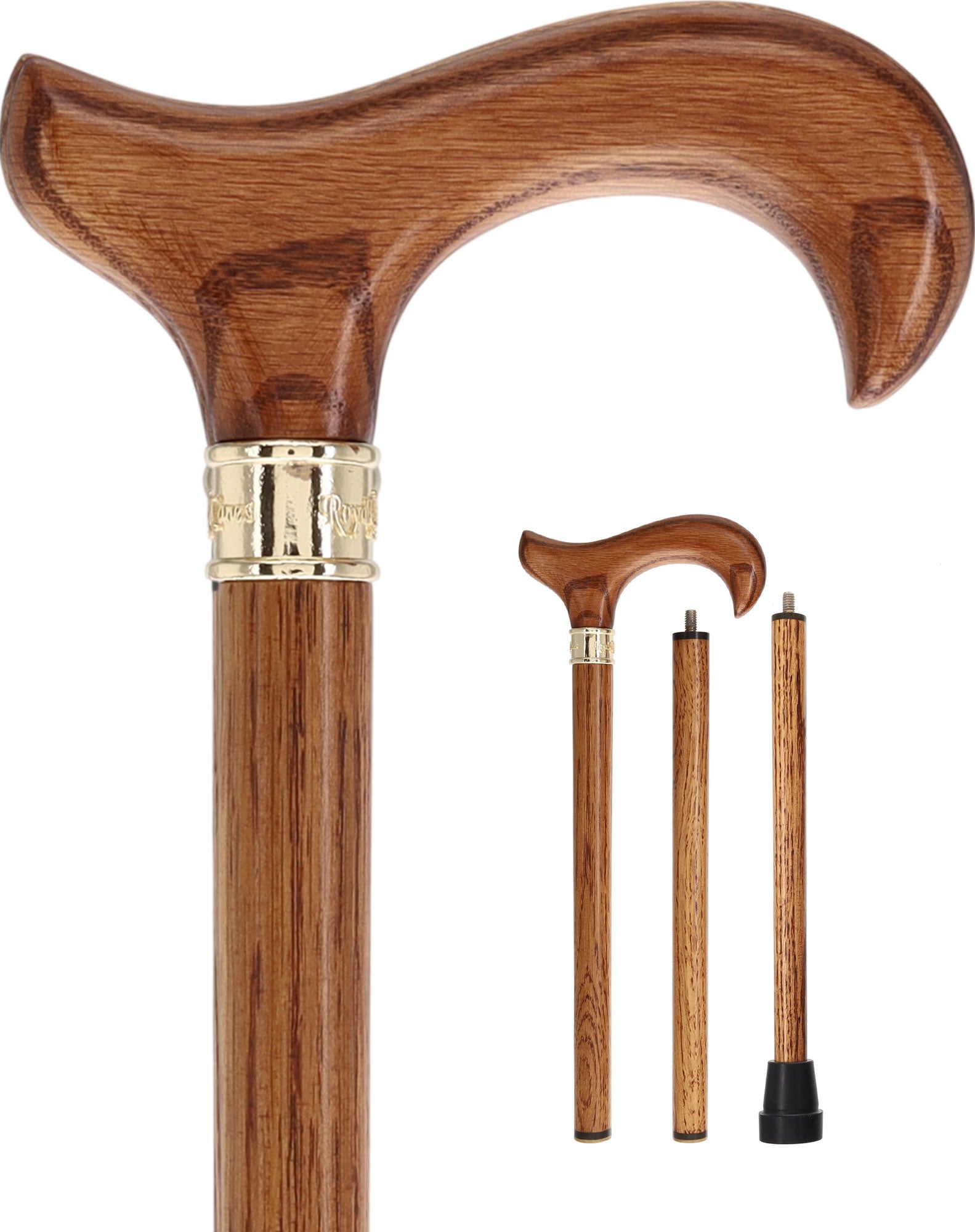 I know it can be engraved but can a brass handle be put on the cane?