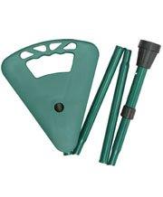 Flipstick Straight Folding Adjustable Seat Cane Green with green Bag Questions & Answers