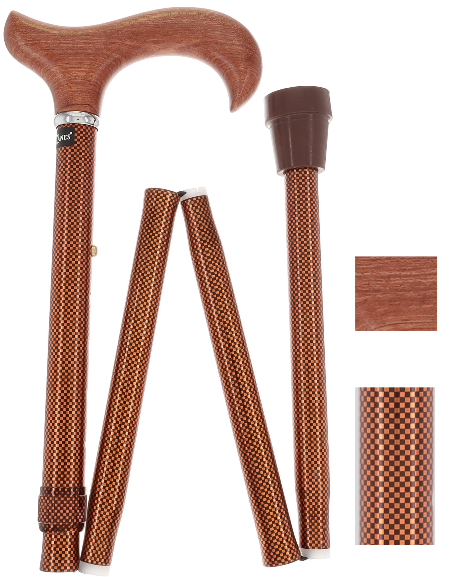 Luxury Folding Rosewood Cane, Adjustable & Collapsible Questions & Answers
