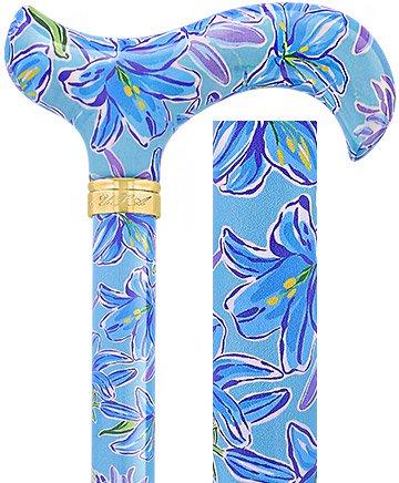 Light Blue Vivienne May Designer Derby Adjustable Cane Questions & Answers